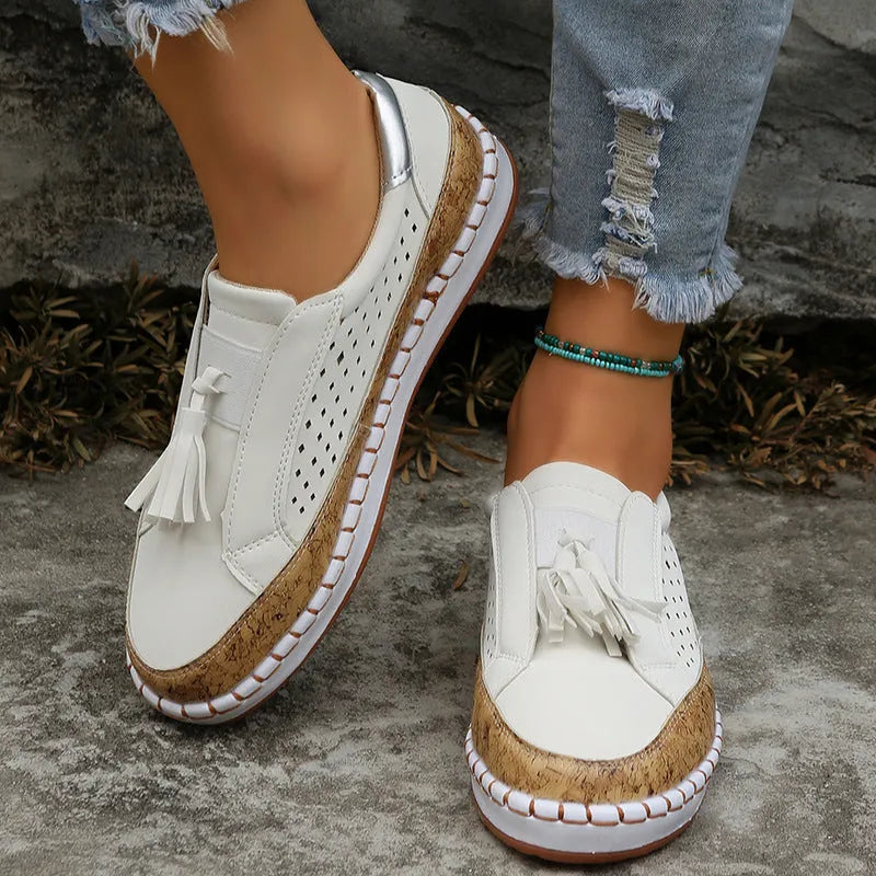 Mocassin Été Femme Ultra Confort Orthopédique Respirant