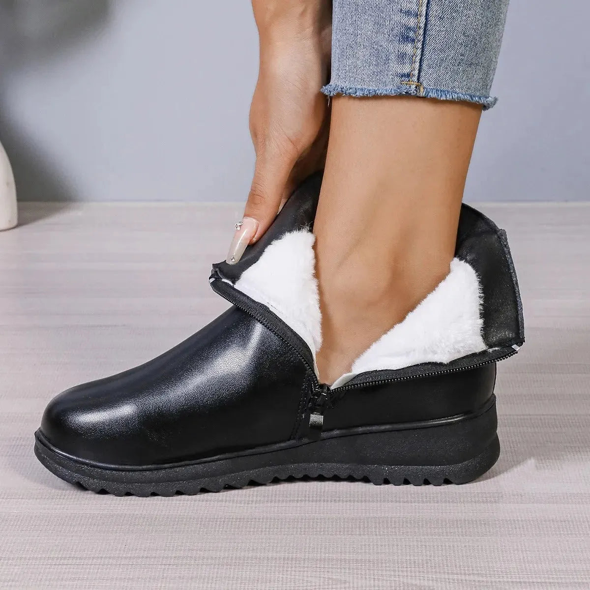 NORDYNA™ - Bottine hiver femme : découvrez style, chaleur et confort unique