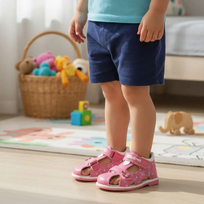 BUTTERSTEP™ – Sandales bébé fille premiers pas | Confort doux & maintien sécurisé