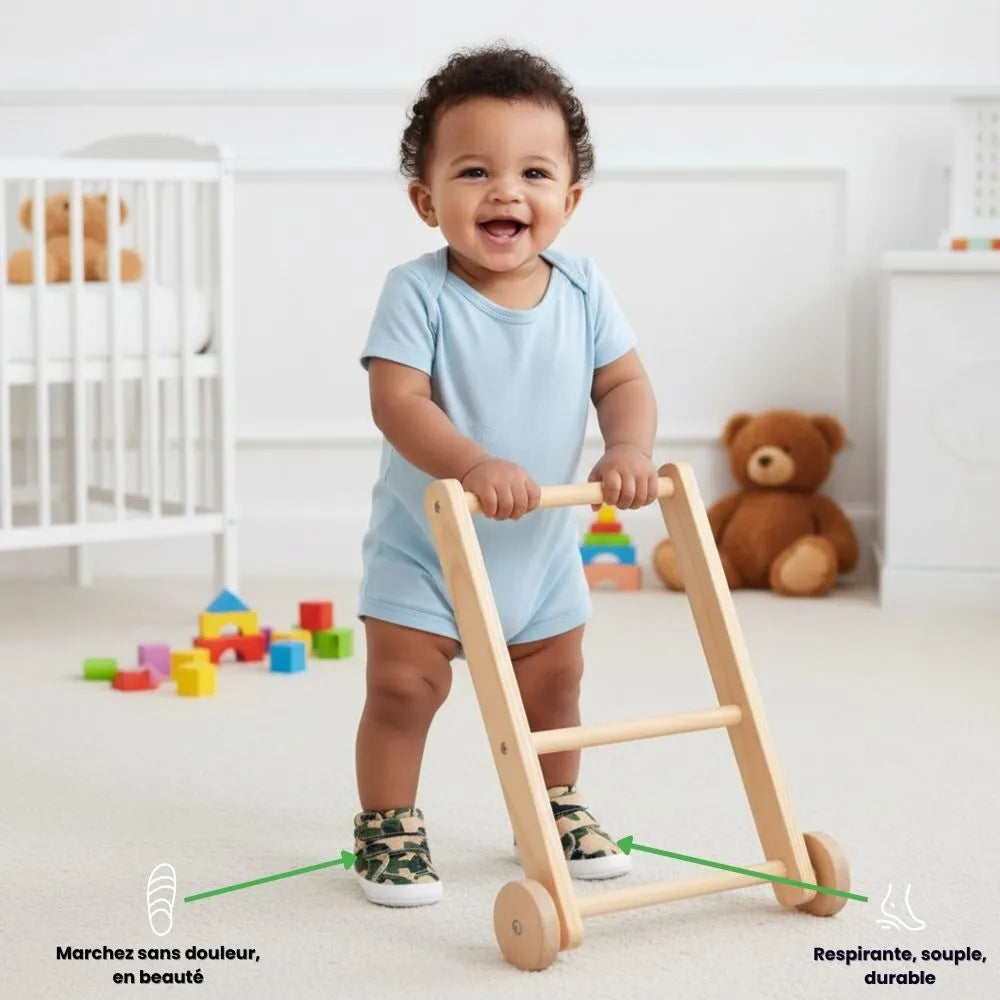 CAMILO™ – Chaussure premier pas bébé | Confort sécurisé & apprentissage naturel