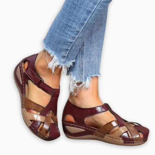 AURELIA™ – Sandales compensées femme confort orthopédique