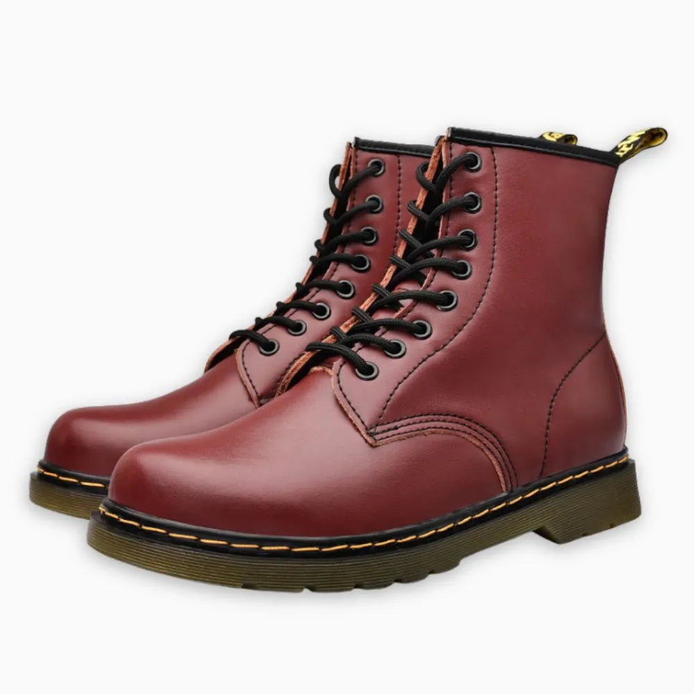 AXELON™ – Botte style Martin orthopédique | Confort optimal & maintien quotidien