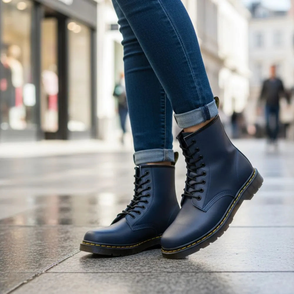 AXELON™ – Botte style Martin orthopédique | Confort optimal & maintien quotidien