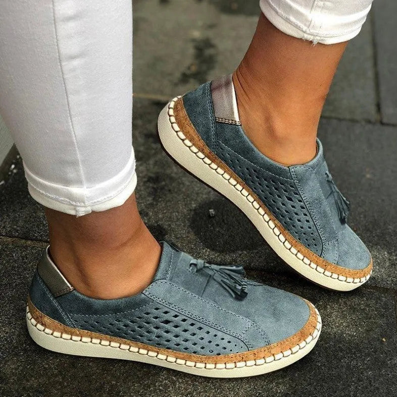 Mocassin Été Femme Ultra Confort Orthopédique Respirant