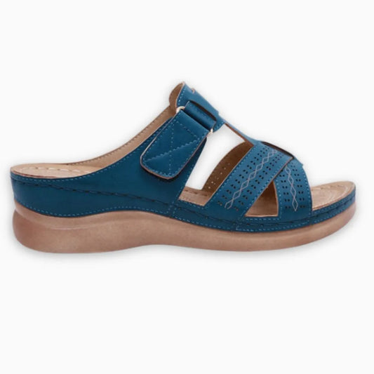 Sandales femme confort orthopédique ÉLORA™ – Maintien, stabilité & style élégant