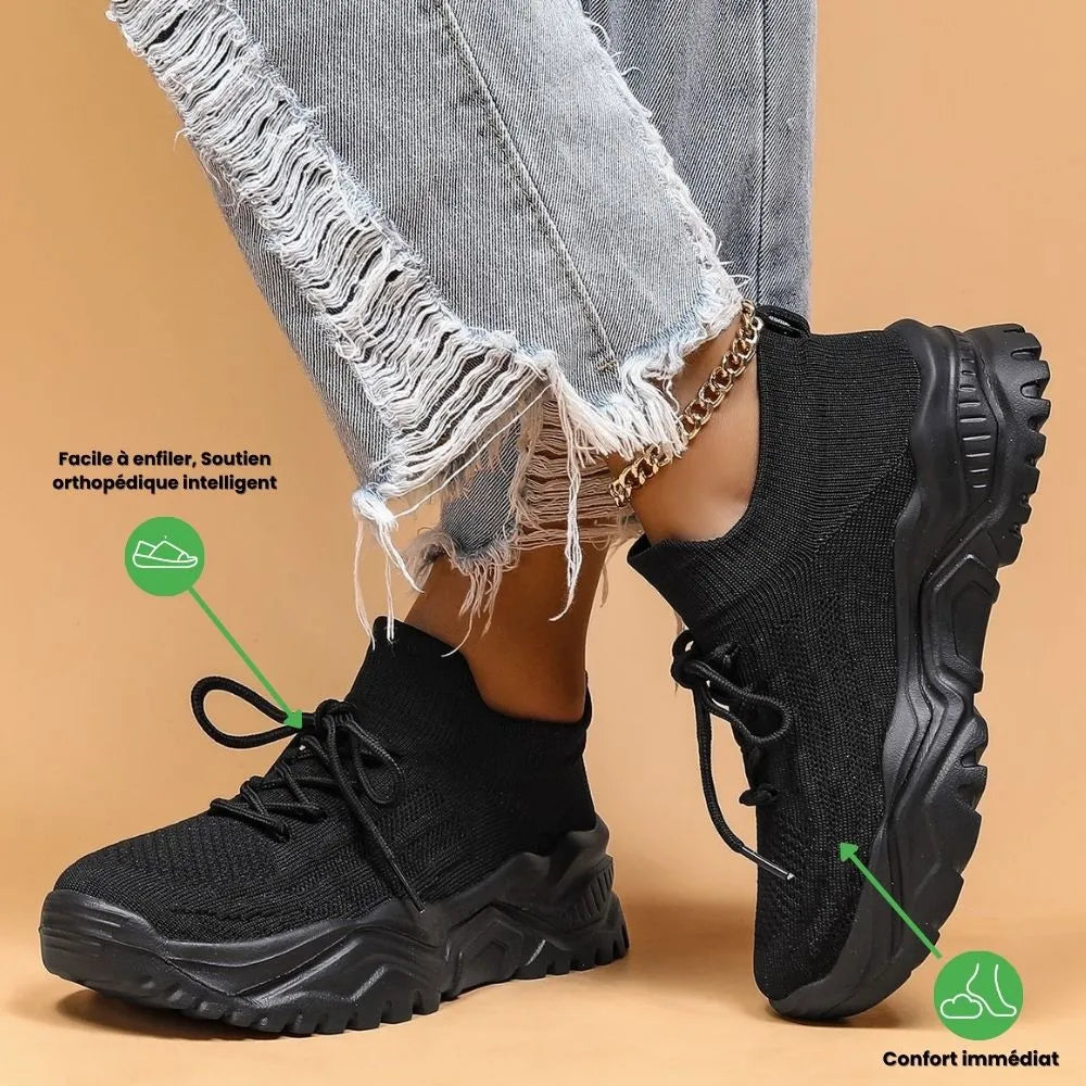 Baskets Femme Orthopédiques Légères Confort Respirantes
