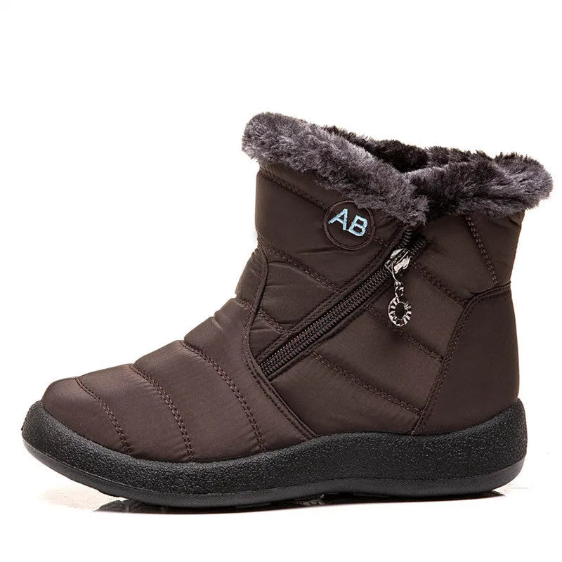 NORDIA™- Bottine fourrée femme – Alliez style et confort irrésistible !