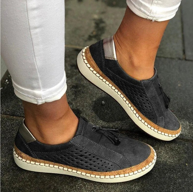 Mocassin Été Femme Ultra Confort Orthopédique Respirant