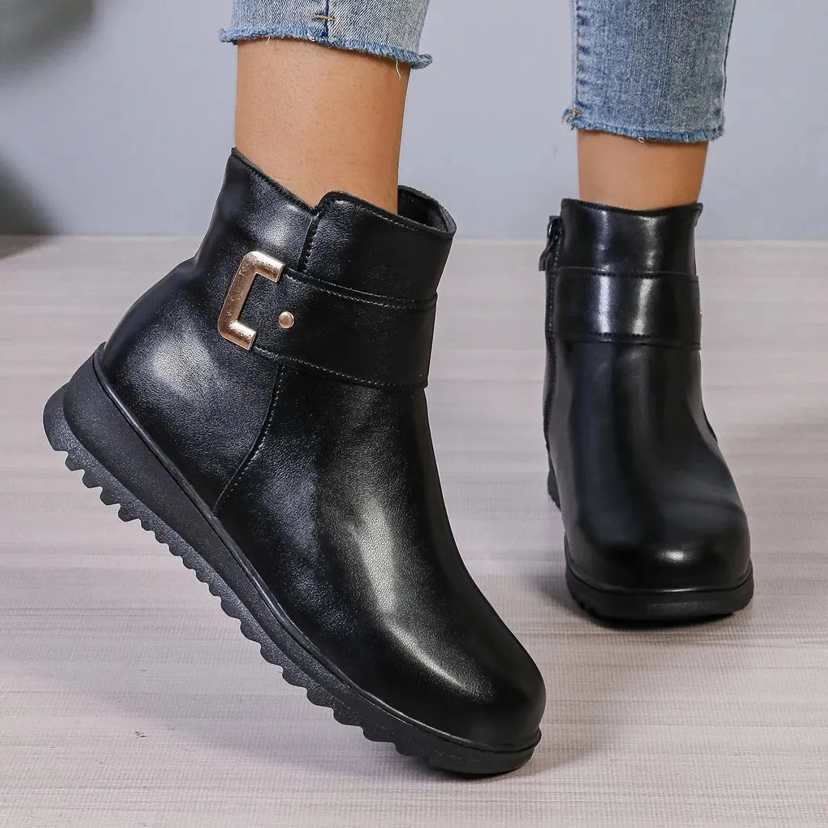 NORDYNA™ - Bottine hiver femme : découvrez style, chaleur et confort unique