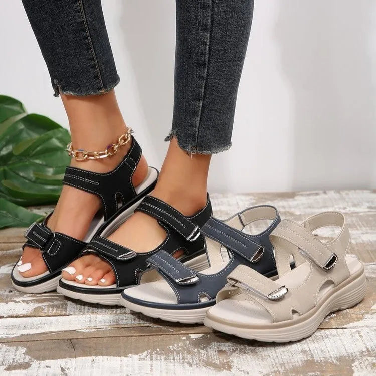 Sandales orthopédiques femme confort – soutien plantaire & élégance ORTHELIA™