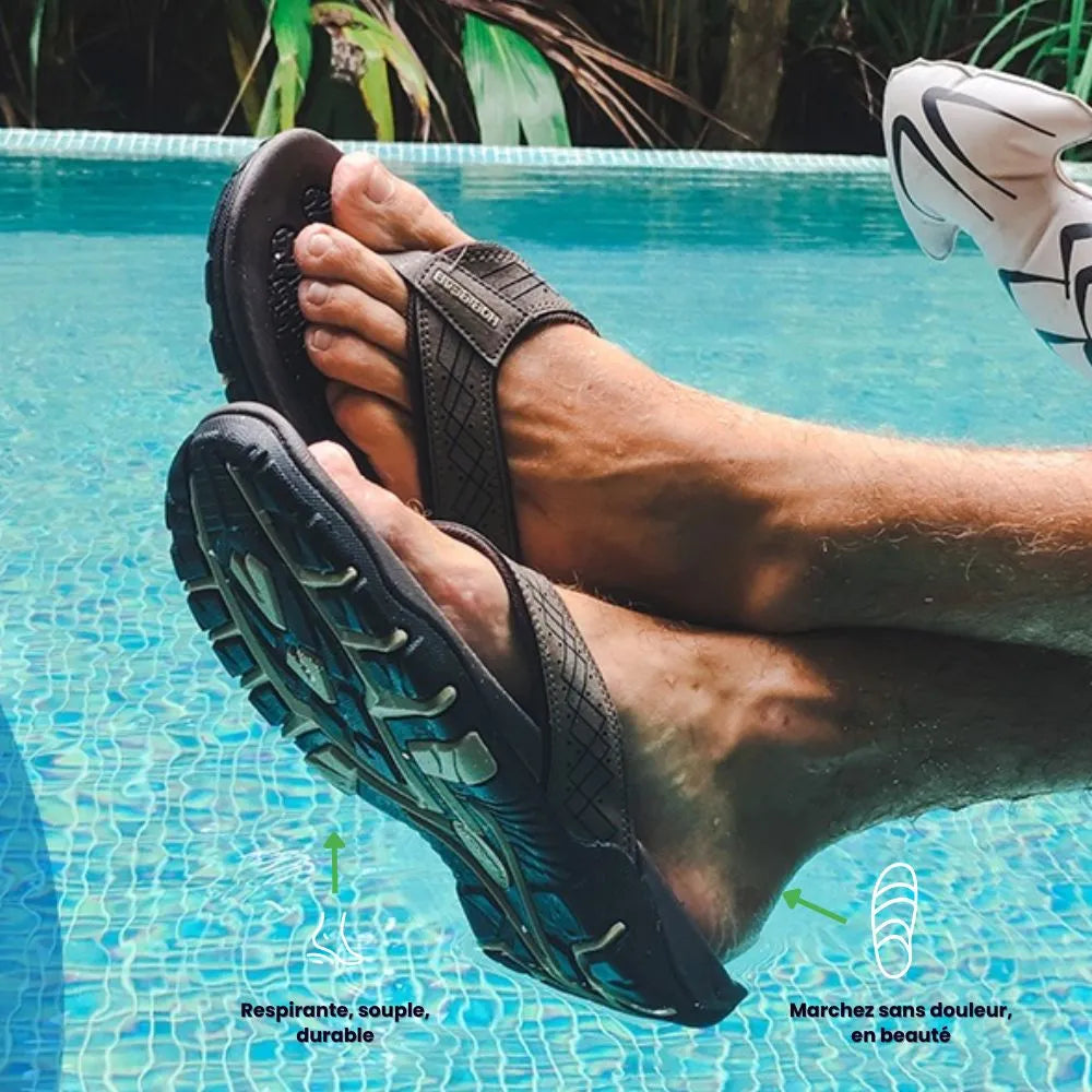 Sandale orthopédique homme confortable – Maintien & légèreté