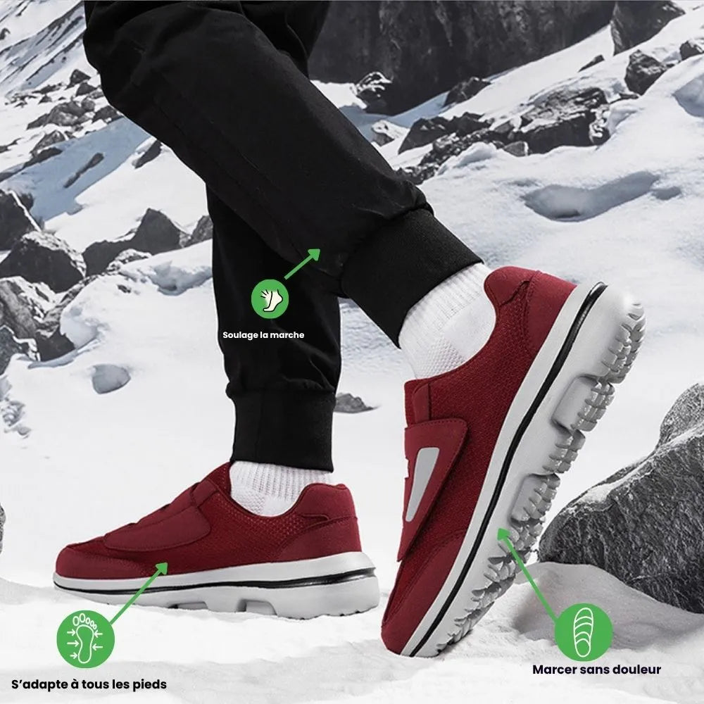 VELIONA™ Chaussure à scratch homme – Confort durable & maintien optimal