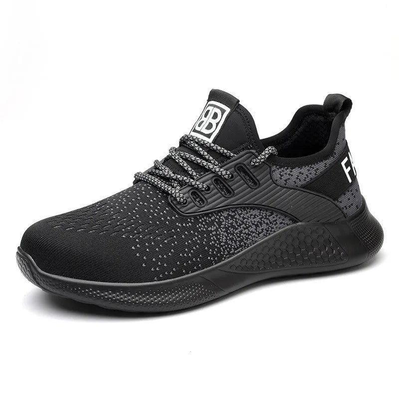 Chaussures de sécurité homme basket respirante embout acier